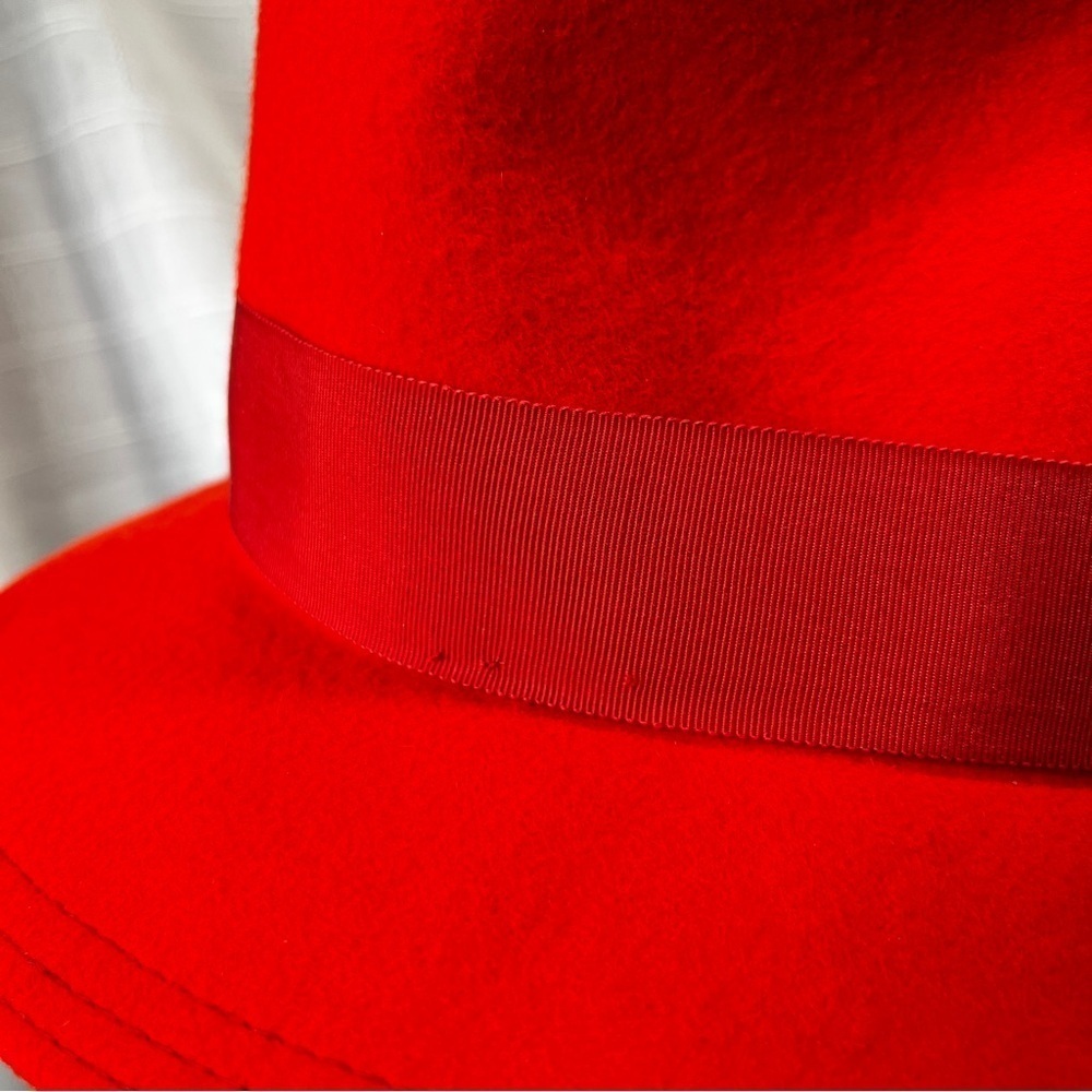 Doeskin Felt 100% Wool Career Collection Fedora Hat with Feather Vintage 60’s - Picture 6 of 15